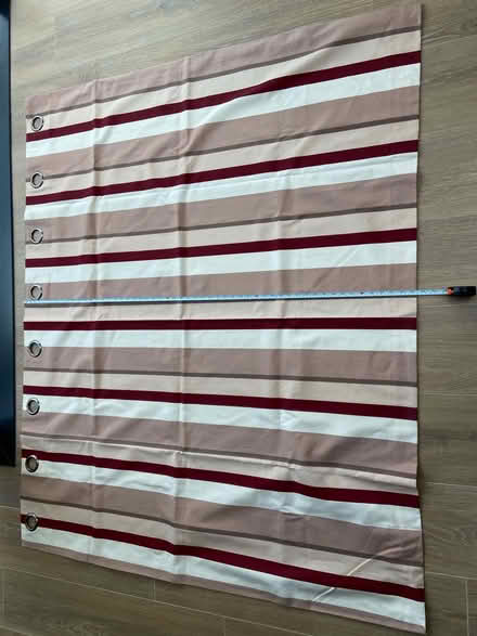 Photo of free Stripy Curtains (2) (Weeke, Winchester SO22) #1
