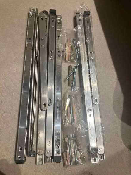 Photo of free Metal window hinges ,screws/bolts (Coulsdon, nr, train station) #1
