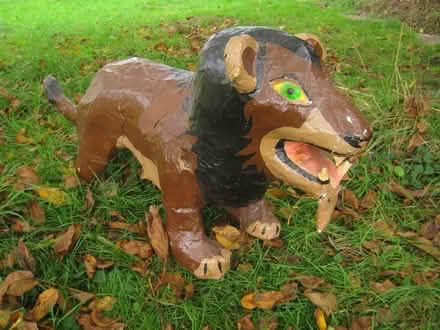 Photo of free SCAR THE LION in papier maché (Longley Green WR13) #1