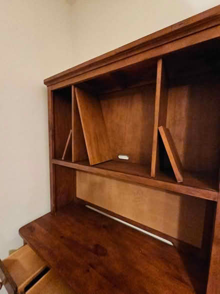 Photo of free Desk and Hutch with Shelves (Earlswood RH1) #4