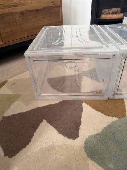 Photo of free 2x plastic shoe boxes (Tolworth KT6) #3
