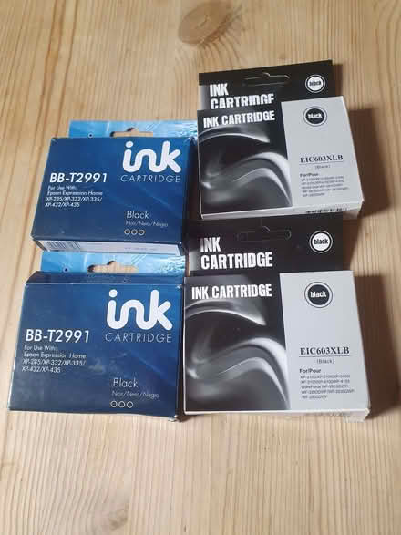 Photo of free 4 x ink cartridges. (Kingston Gate KT2) #1