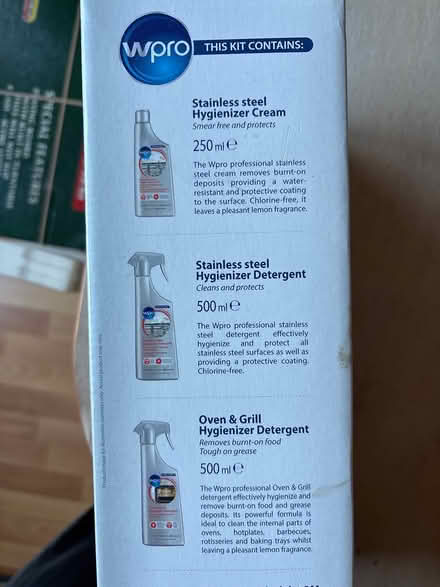 Photo of free Gas hob and oven cleaning kit (Ashford, Surrey TW15) #2