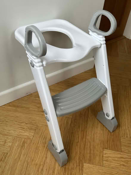 Photo of free Dreambaby Potty Toilet Trainer Seat w/ladder, Grey, Like New (Lodge Moor S10) #2