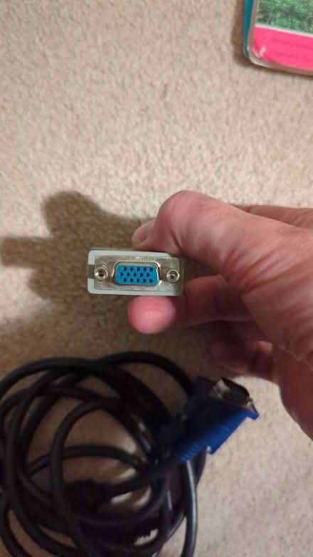 Photo of free VGA cable and DVI adapter (Bernards Heath AL1) #3