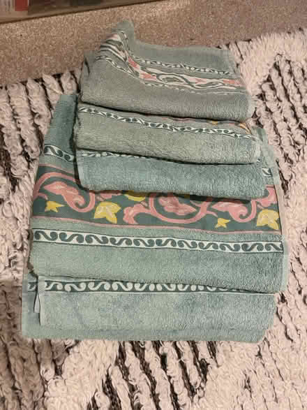 Photo of free Mint green towels set of 3 (Acton W3) #1