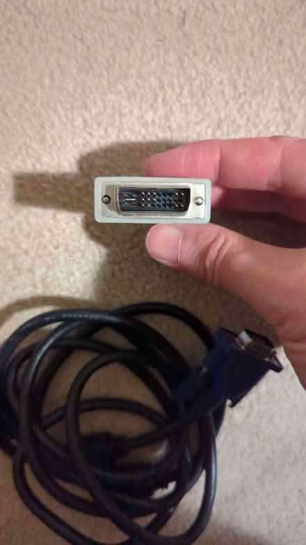 Photo of free VGA cable and DVI adapter (Bernards Heath AL1) #2