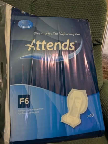 Photo of free Attends Incontinence Pad pack (Kenfig Hill CF33) #1