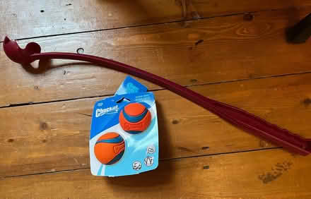 Photo of free 2 x Chuckit dog balls with thrower (Lower Weston) #2