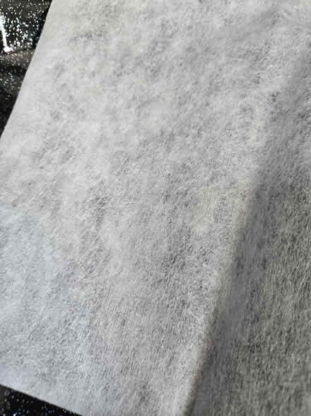 Photo of free Black sparkle tablecloth fabric (BS5) #2