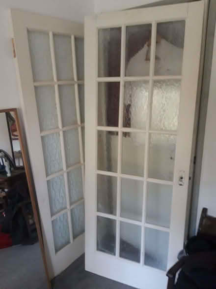 Photo of free Two Glass Panel Doors (Beenleigh TQ9) #1