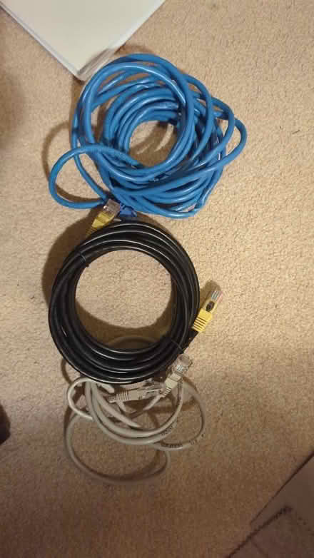 Photo of free Ethernet cables (Bernards Heath AL1) #1