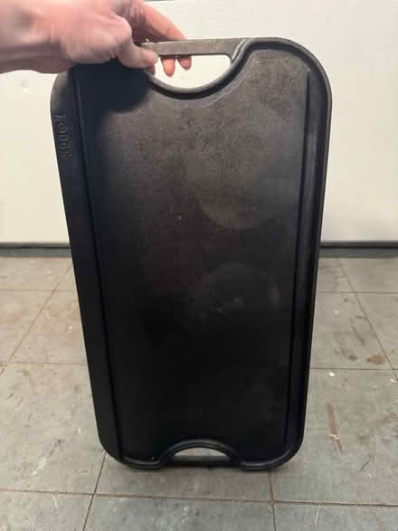 Photo of free Cast iron stove top griddle (Alameda, crown memorial beach) #1