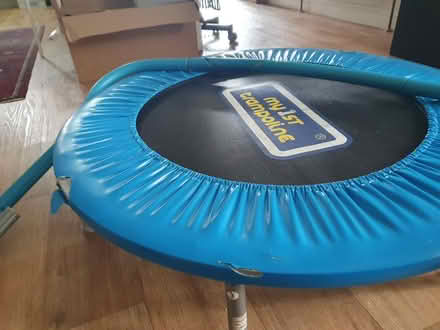 Photo of free Kids trampoline with handle bar (Bridlington YO16) #1