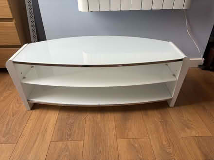 Photo of free White Glass TV Stand (St Ann's NG3) #1