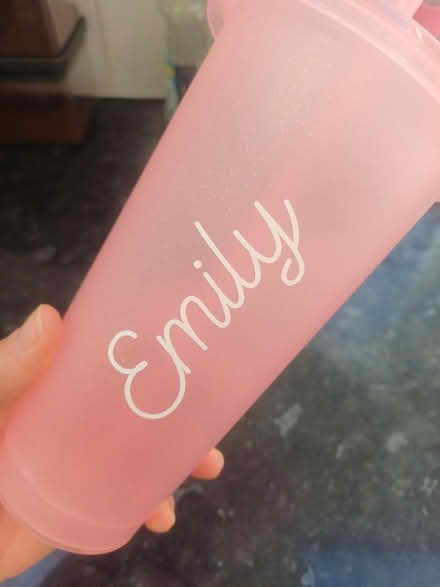 Photo of free Pink cup with straw (Tooting SW17) #1