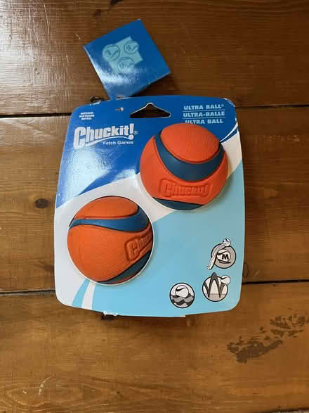 Photo of free 2 x Chuckit dog balls with thrower (Lower Weston) #1