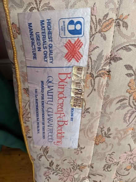 Photo of free single bed mattress (sandycove recycle depot) #2