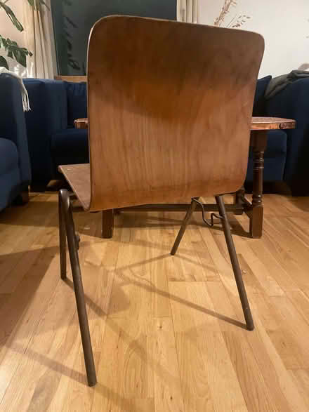Photo of free Two vintage 1960s school chairs (Newington Green N1) #4