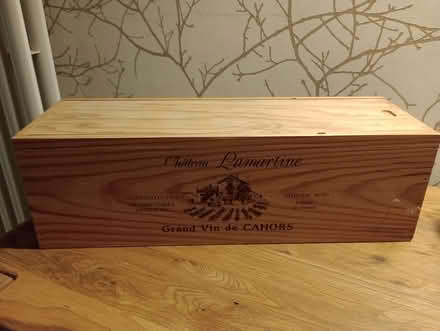 Photo of free Wooden bottle box (Thornhill FK8) #1