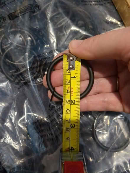 Photo of free Heavy metal curtain rings (GL1) #1