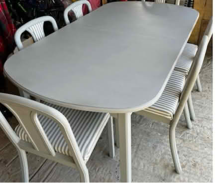 Photo of free Dining Table &six chairs (Wright's Green CM22) #3