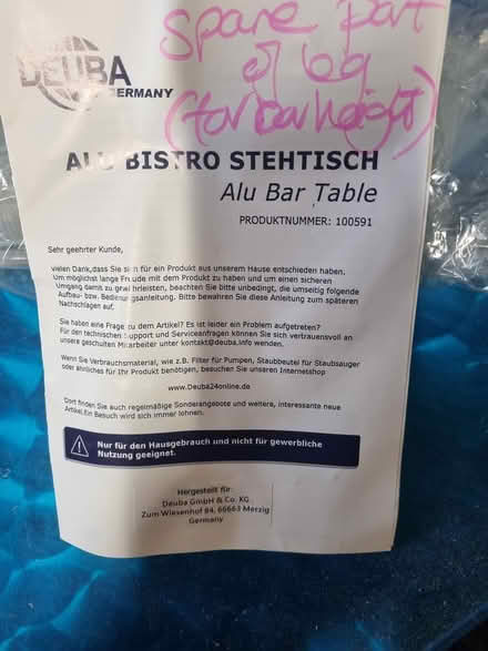 Photo of free Round metal bar table (Near Lowther Gardens FY8) #4