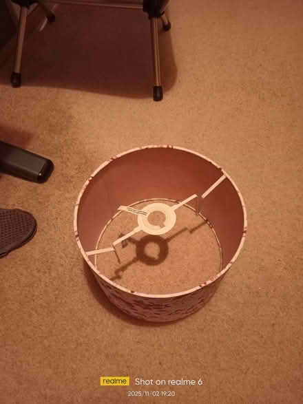 Photo of free Flower Patterned Round lampshade (Purley on Thames RG31) #2