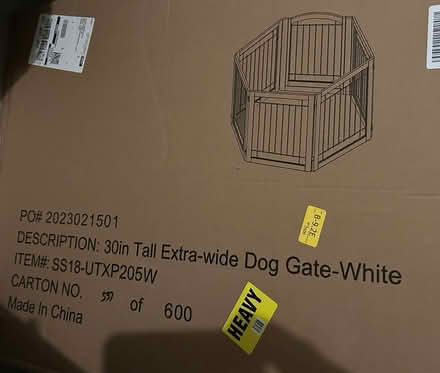 Photo of free Dog playpen and gate (Silver Spring near Georgia Ave) #1