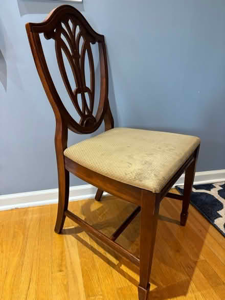 Photo of free 2 Shield-backed dining room chairs (Glenview) #1