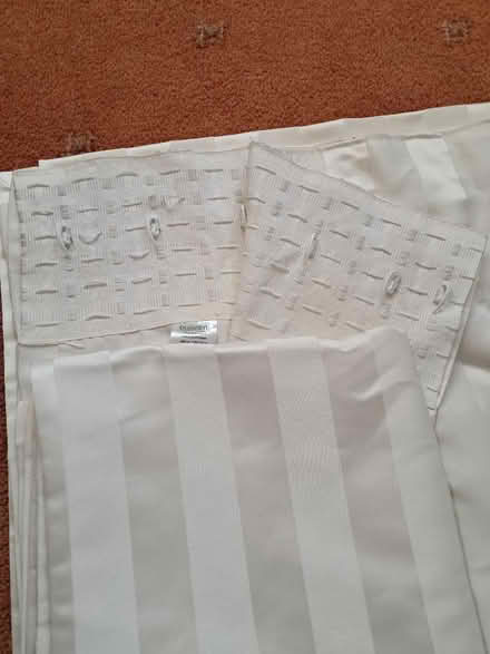 Photo of free Dunelm pencil pleat lined curtains (Belper DE56) #1