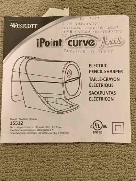 Photo of free Pencil Sharpener - NOT WORKING (Winston Churchill & Hwy 403) #4