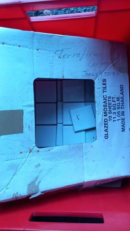 Photo of free White mosaic tiles (Pitshanger W5) #2