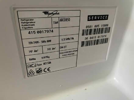 Photo of free Fridge, undercounter, larder type. (CT2) #3