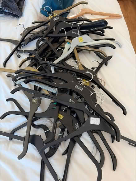 Photo of free 50 plastic hangers (Chiswell Green) #1