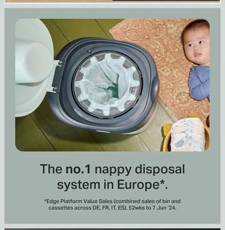 Photo of free Tommee Tippee Nappy Disposal Bin (Uxbridge High Street) #2