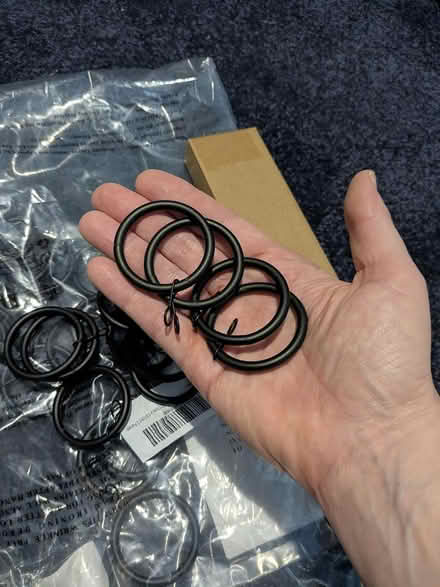 Photo of free Heavy metal curtain rings (GL1) #2