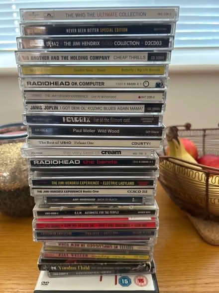 Photo of free CDs and a jimi Hendrix dvd (Bedford MK41) #1