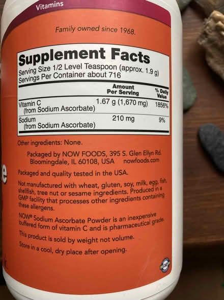 Photo of free 6 lb of Vitamin C powder (North Oakland near Emeryville) #2