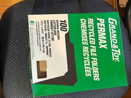 Photo of free Letter size file folders (Hintonburg) #1