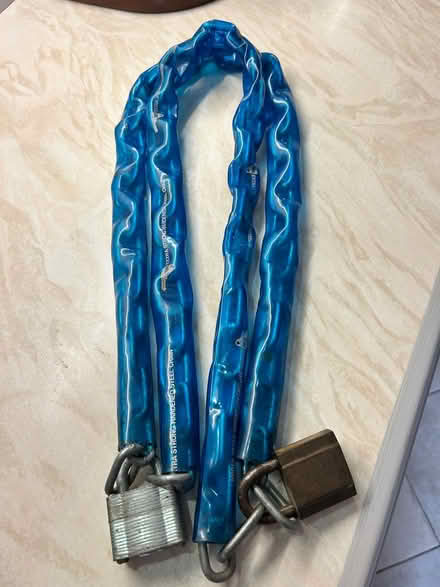 Photo of free Double Bike Chain Locks & padlocks (Whitwick, Coalville LE67 5BR) #1