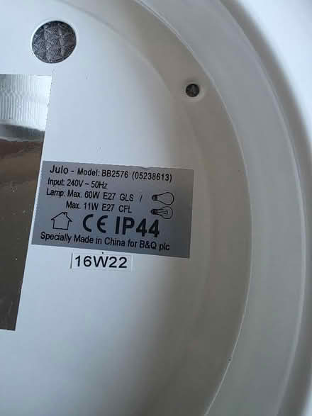 Photo of free Light fitting (St. Georges TF2) #2