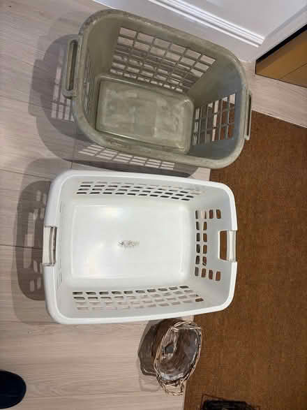 Photo of free Plastic laundry baskets (Chiswell Green) #1