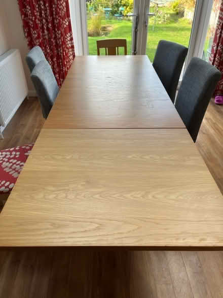 Photo of free Habitat oak table Esher (Hinchley wood. KT10) #3