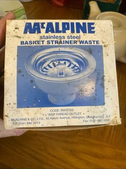 Photo of free Basket strainer waste Plug (Cheshunt En8) #1