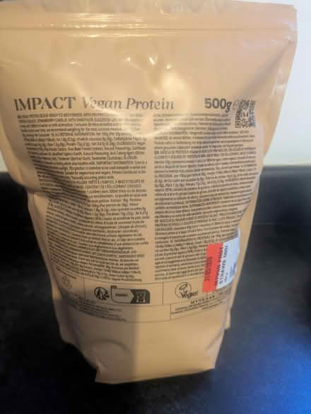 Photo of free Impact vegan protein powder (Wigston LE18) #2