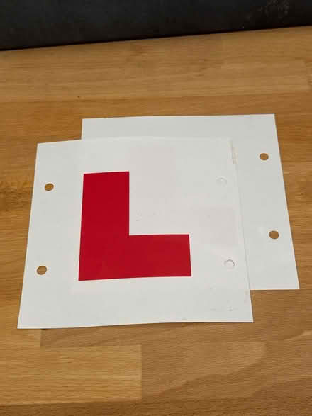 Photo of free L Plates (Wokingham RG40) #1