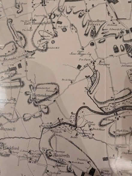 Photo of free Old map of wickford and area (CM7) #2