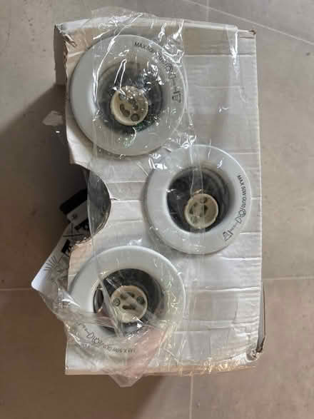 Photo of free 3 Downlights IP20- LAP GU10 (Peachcroft OX14) #1