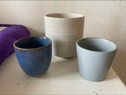 Photo of free Small plant pots x 3 (Cheshunt En8) #1